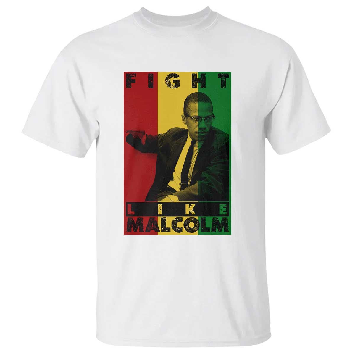 Fight Like Malcolm X T Shirt African American Pride Gift - African Pride