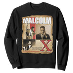 Malcolm X Quote Sweatshirt Nobody Can Give You Freedom Take It - African Pride
