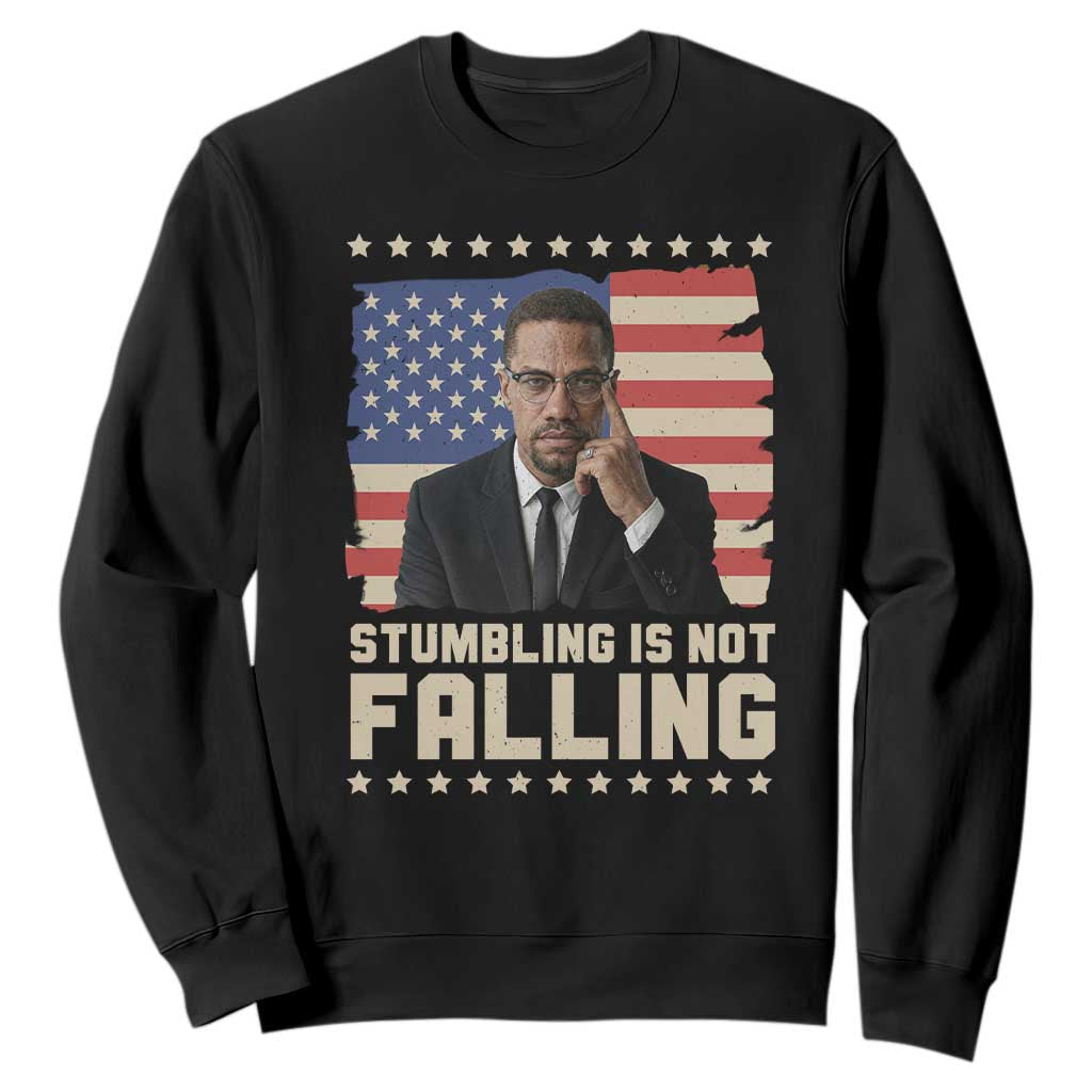 African American Pride Gift Sweatshirt Malcolm X TS12
