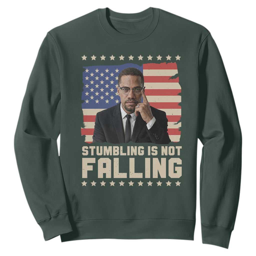 African American Pride Gift Sweatshirt Malcolm X TS12
