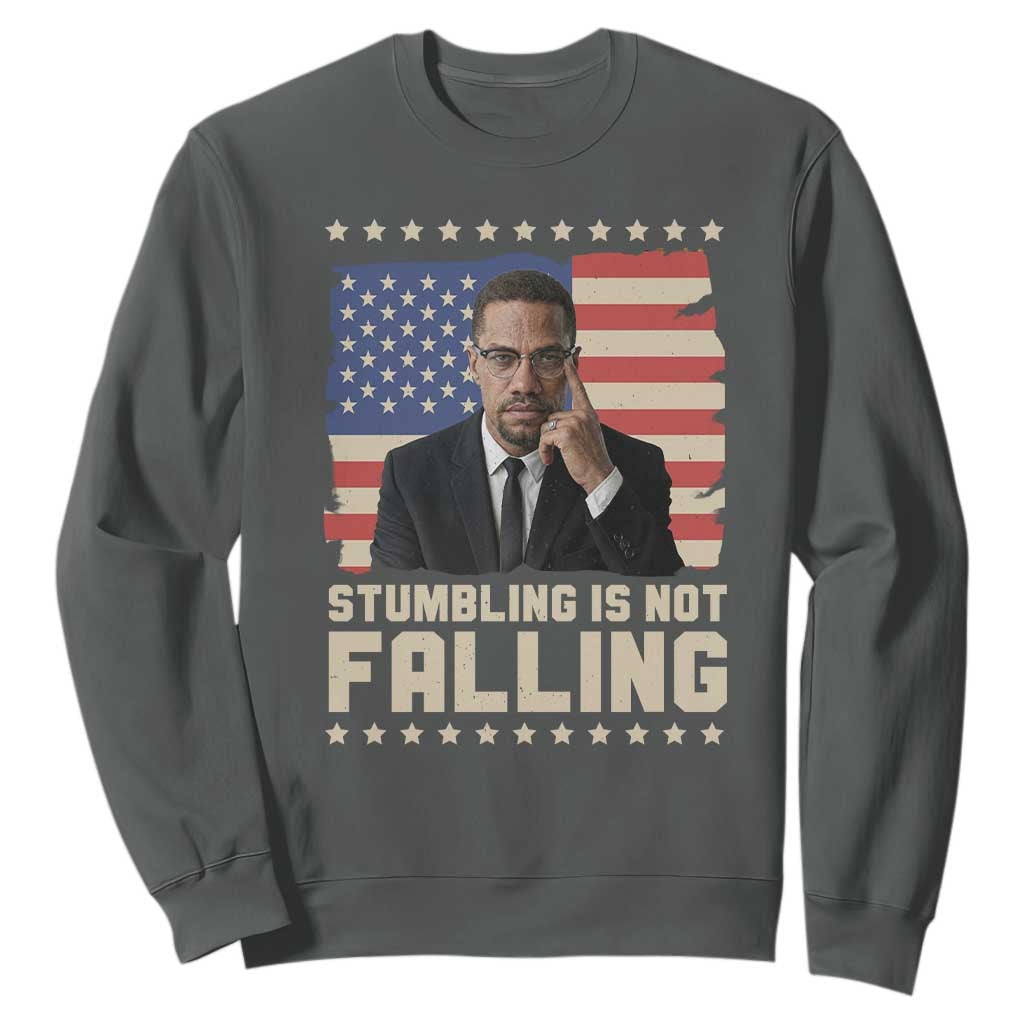 African American Pride Gift Sweatshirt Malcolm X TS12