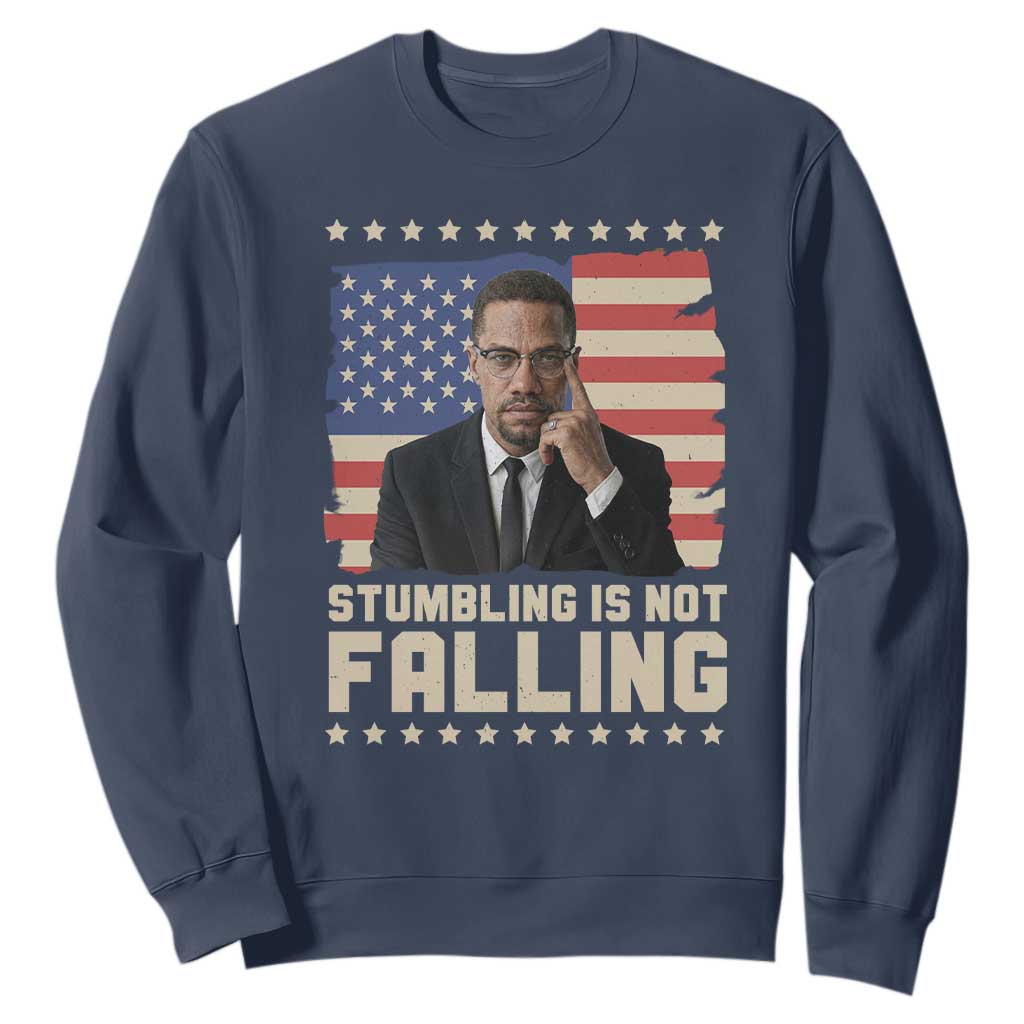African American Pride Gift Sweatshirt Malcolm X TS12