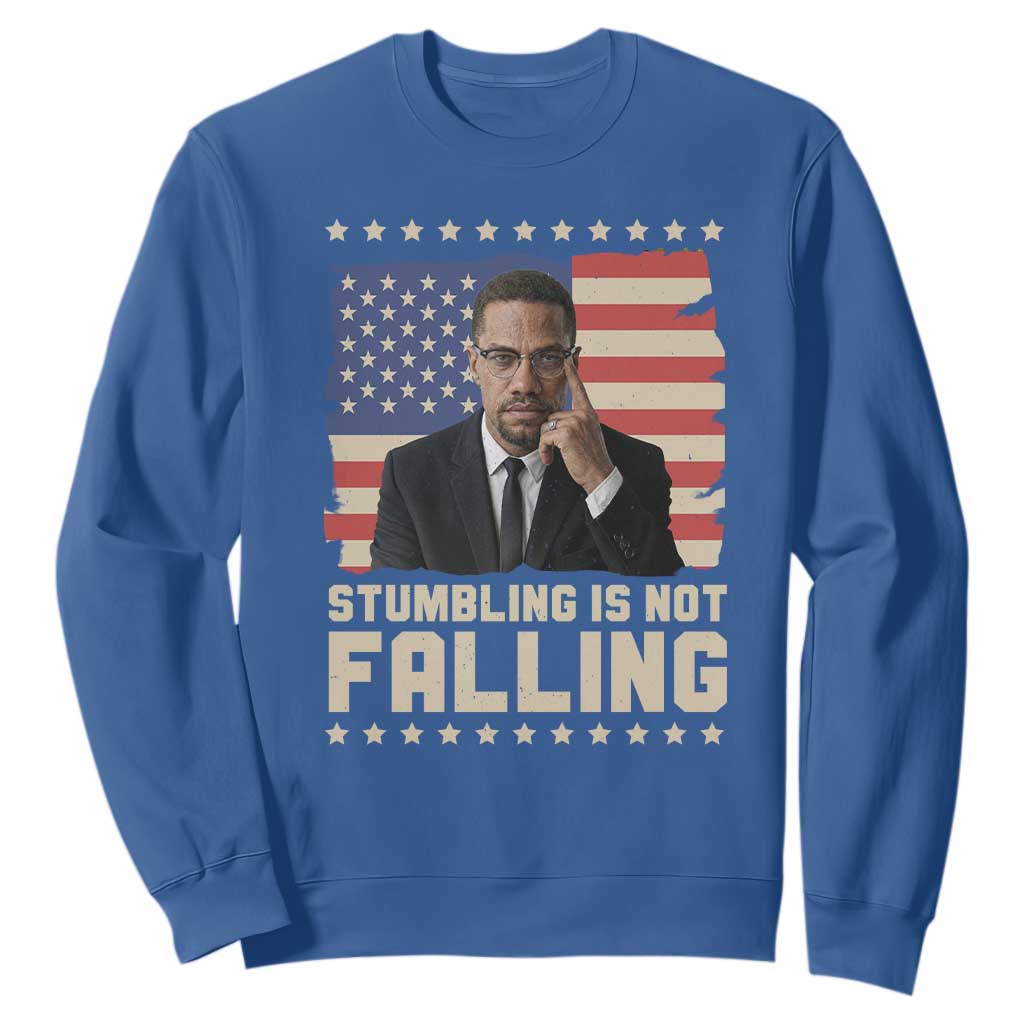 African American Pride Gift Sweatshirt Malcolm X TS12