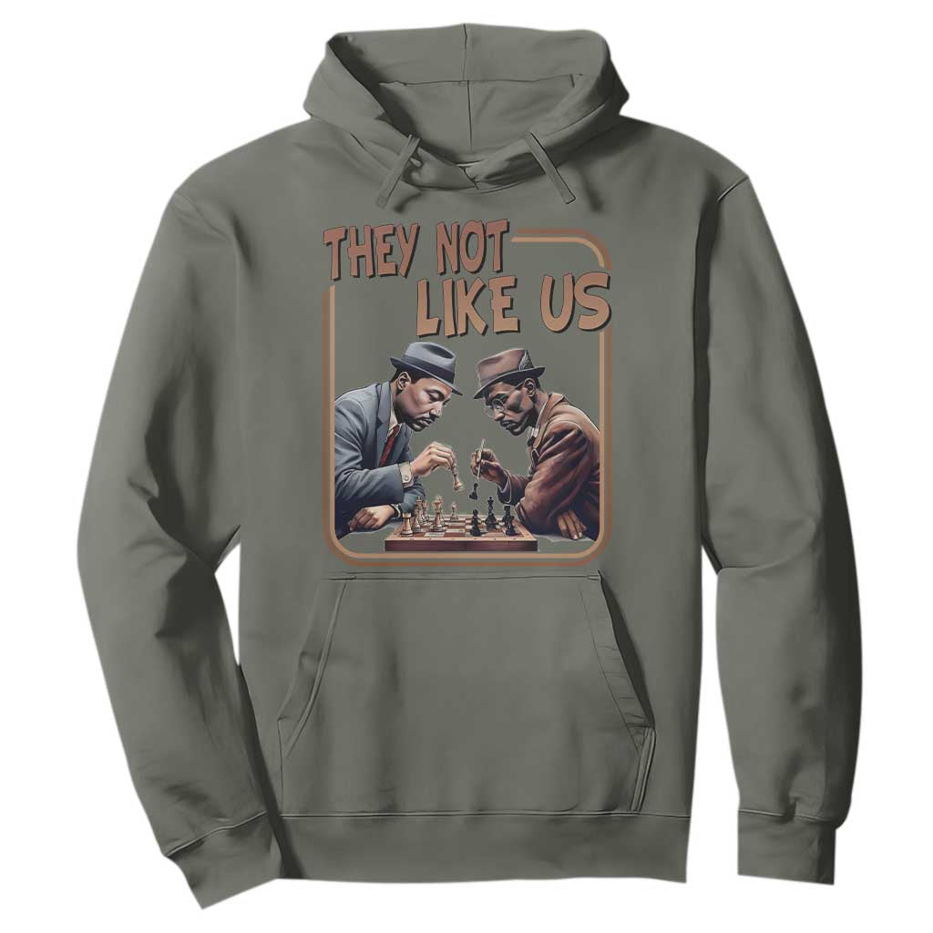 MLK And Malcolm X Hoodie They Not Like Us Revolutionary Leaders - African Pride