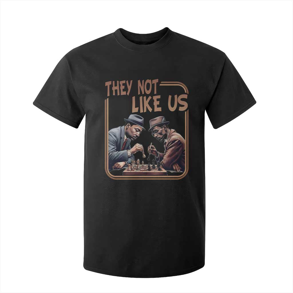 MLK And Malcolm X T Shirt For Kid They Not Like Us Revolutionary Leaders - African Pride