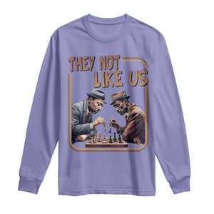 MLK And Malcolm X Long Sleeve Shirt They Not Like Us Revolutionary Leaders - African Pride