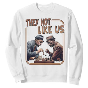 MLK And Malcolm X Sweatshirt They Not Like Us Revolutionary Leaders - African Pride