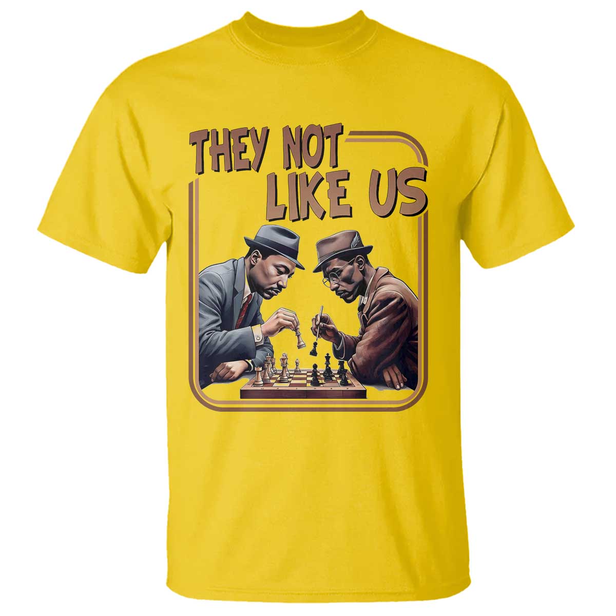 MLK And Malcolm X T Shirt They Not Like Us Revolutionary Leaders - African Pride