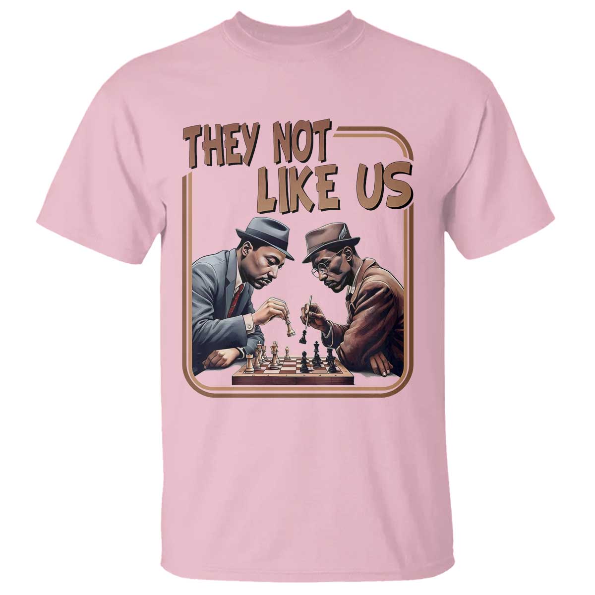 MLK And Malcolm X T Shirt They Not Like Us Revolutionary Leaders - African Pride