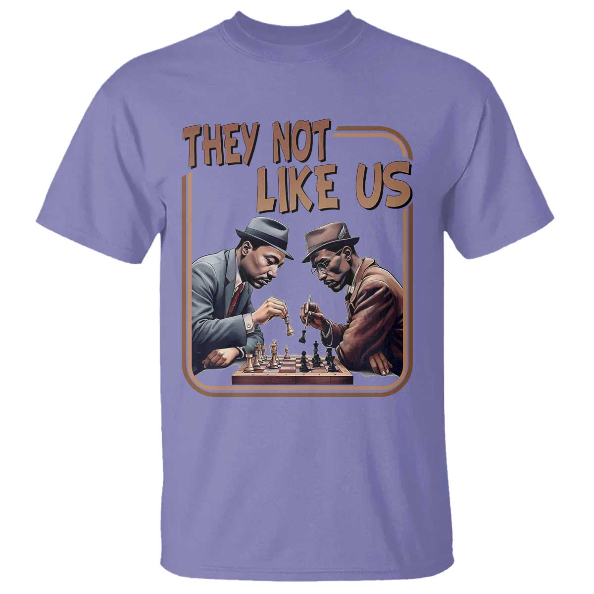 MLK And Malcolm X T Shirt They Not Like Us Revolutionary Leaders - African Pride