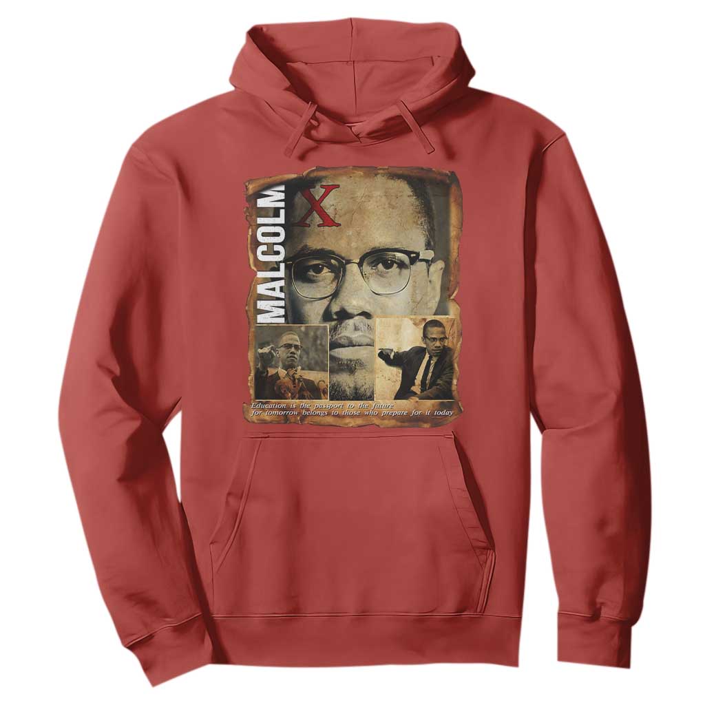 Education Is The Passport To The Future Hoodie Malcolm X Quote