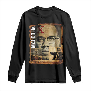 Education Is The Passport To The Future Long Sleeve Shirt Malcolm X Quote