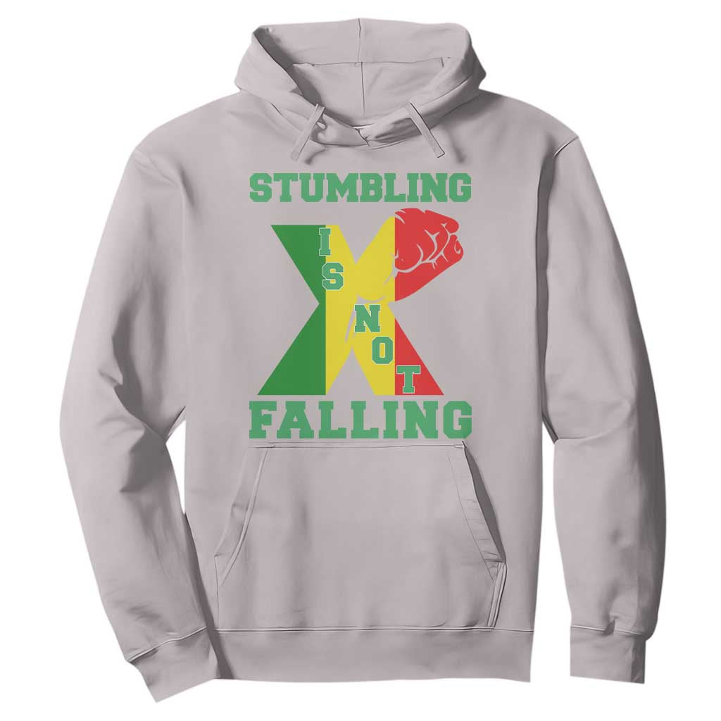 Stumbling Is Not Falling Hoodie African American Black History Month TS12