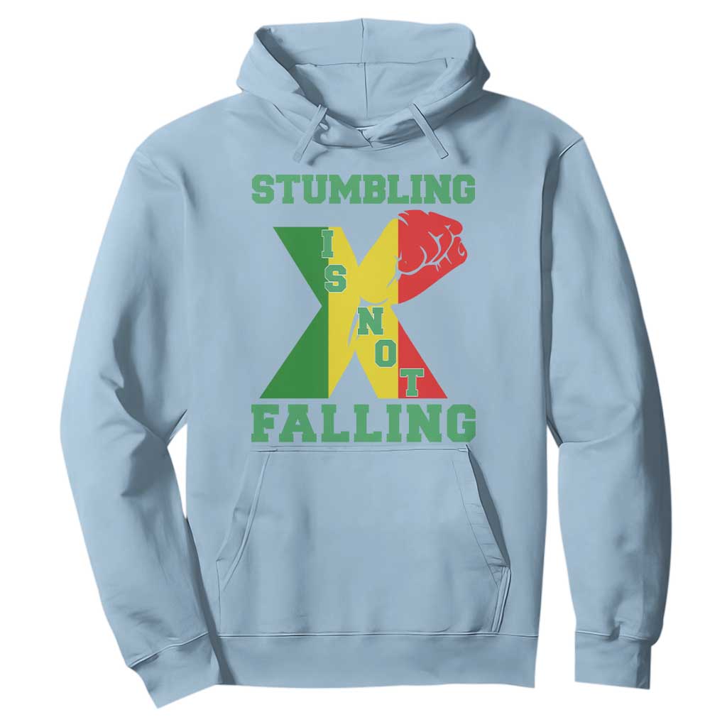 Stumbling Is Not Falling Hoodie African American Black History Month TS12