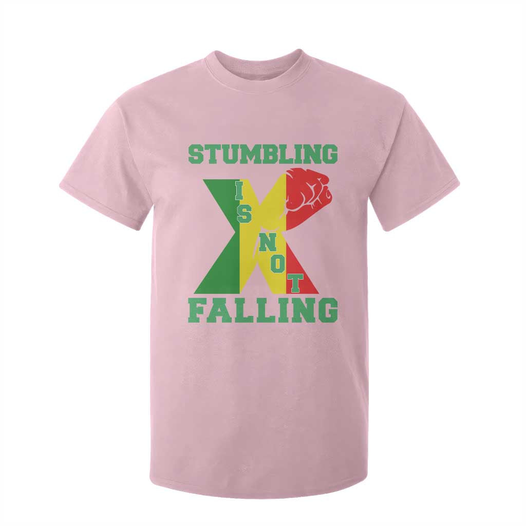 Stumbling Is Not Falling T Shirt For Kid African American Black History Month TS12