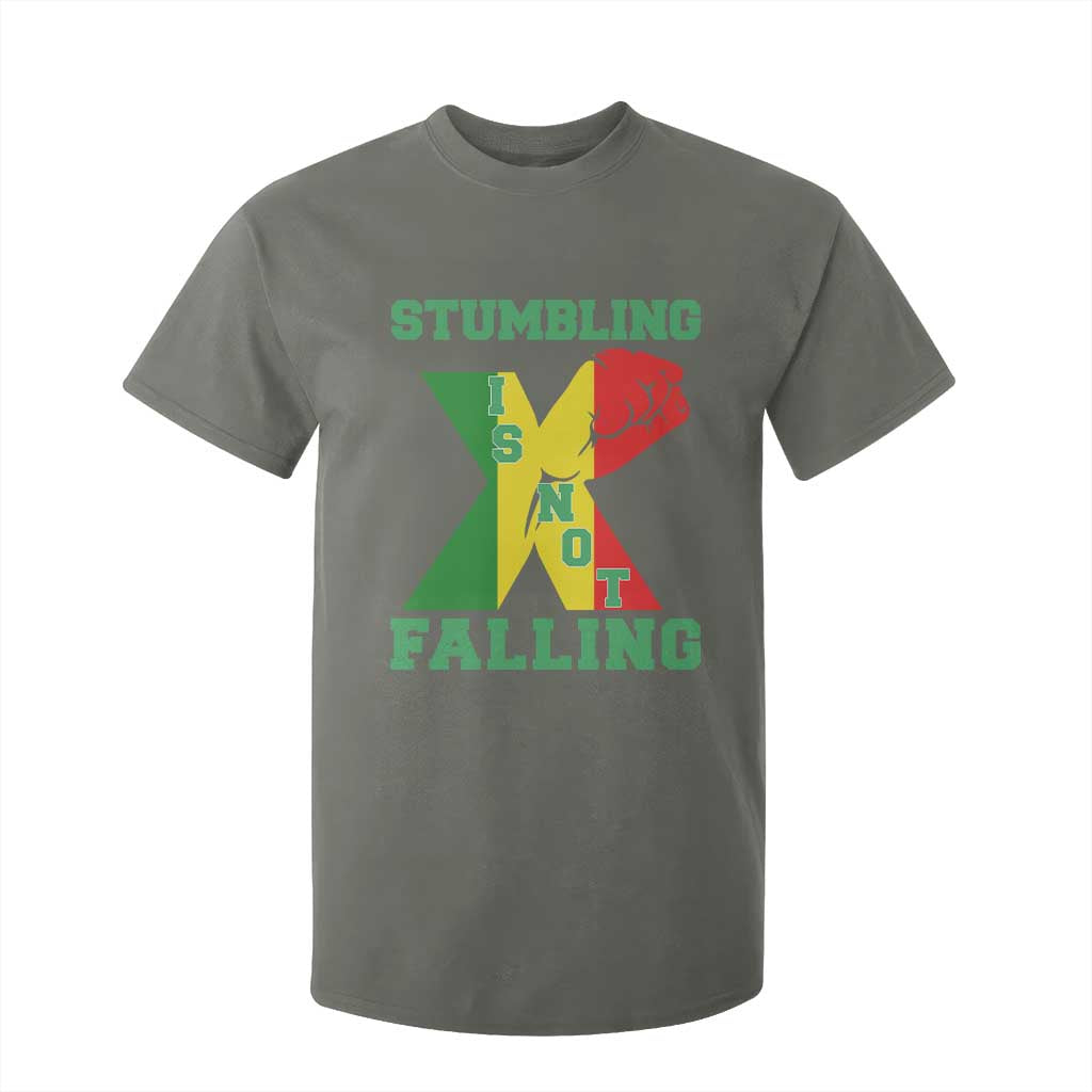 Stumbling Is Not Falling T Shirt For Kid African American Black History Month TS12