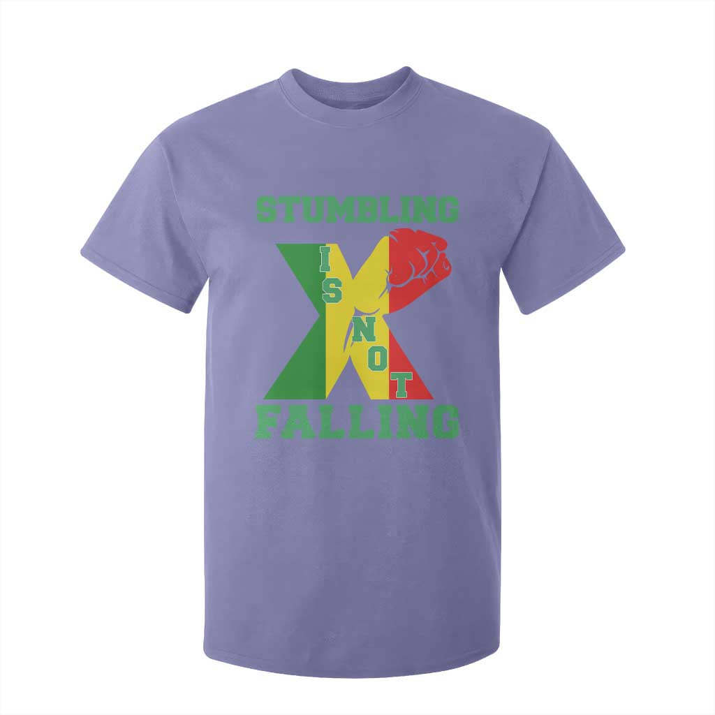 Stumbling Is Not Falling T Shirt For Kid African American Black History Month TS12