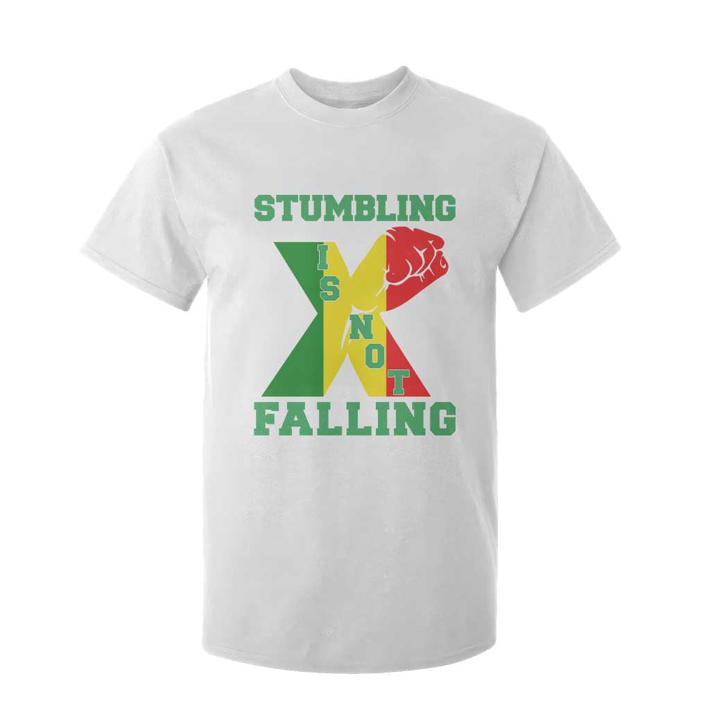 Stumbling Is Not Falling T Shirt For Kid African American Black History Month TS12