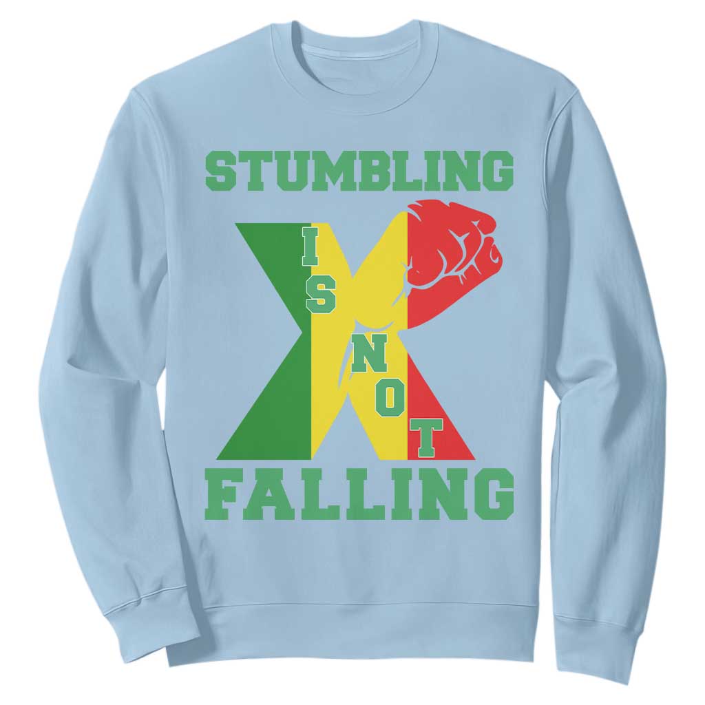 Stumbling Is Not Falling Sweatshirt African American Black History Month TS12