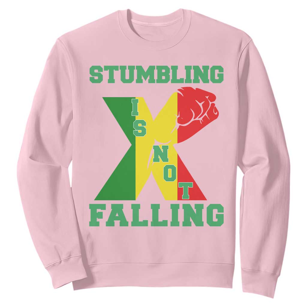Stumbling Is Not Falling Sweatshirt African American Black History Month TS12
