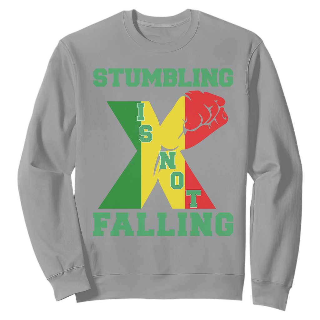 Stumbling Is Not Falling Sweatshirt African American Black History Month TS12