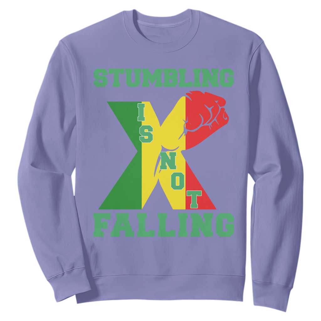 Stumbling Is Not Falling Sweatshirt African American Black History Month TS12