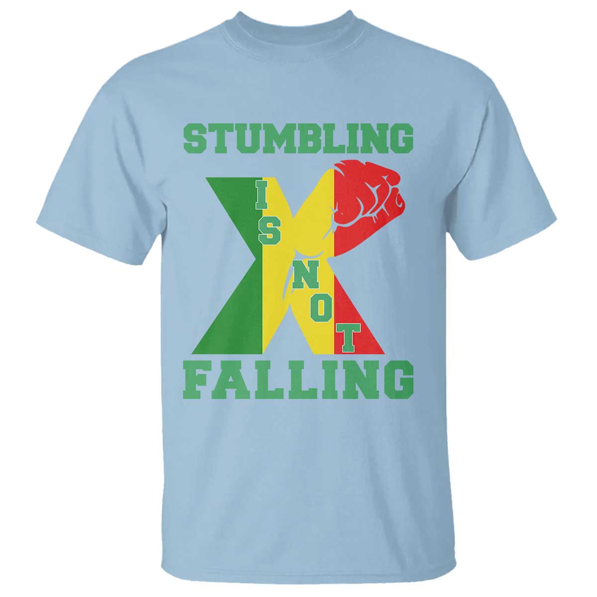 Stumbling Is Not Falling T Shirt African American Black History Month TS12