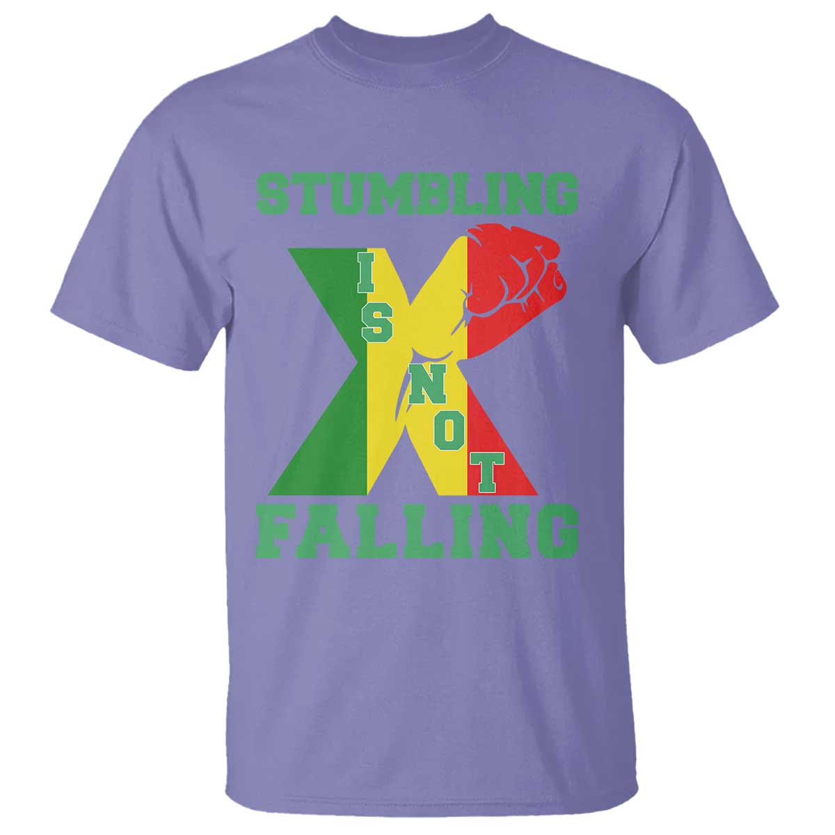 Stumbling Is Not Falling T Shirt African American Black History Month TS12