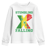 Stumbling Is Not Falling Youth Sweatshirt African American Black History Month TS12