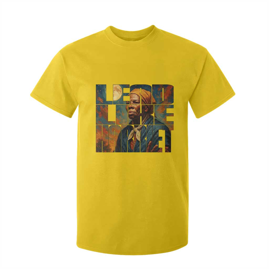 Lead Like Harriet T Shirt For Kid Black History Month Juneteenth Quote - African Pride