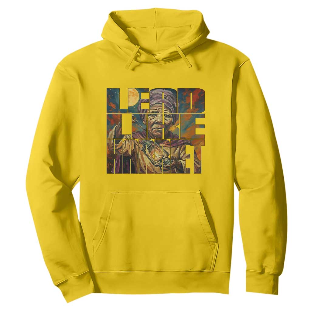 Lead Like Harriet Hoodie Black Women Leadership Quote - African Pride