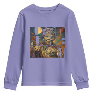 Lead Like Harriet Youth Sweatshirt Black Women Leadership Quote - African Pride
