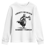 Liberty Or Death Youth Sweatshirt Harriet Tubman Quote - African Pride