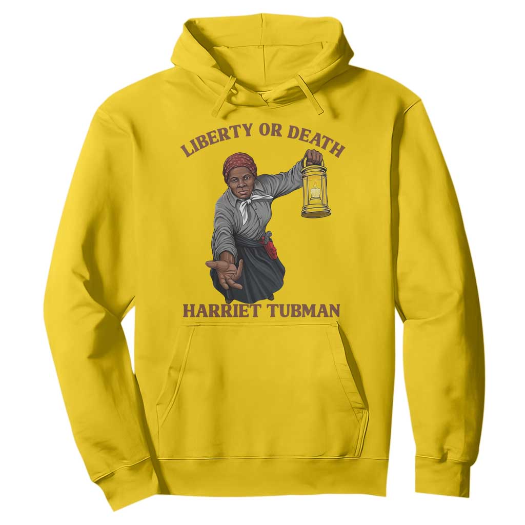 Harriet Tubman Freedom Quote Hoodie Liberty Or Death - African Pride