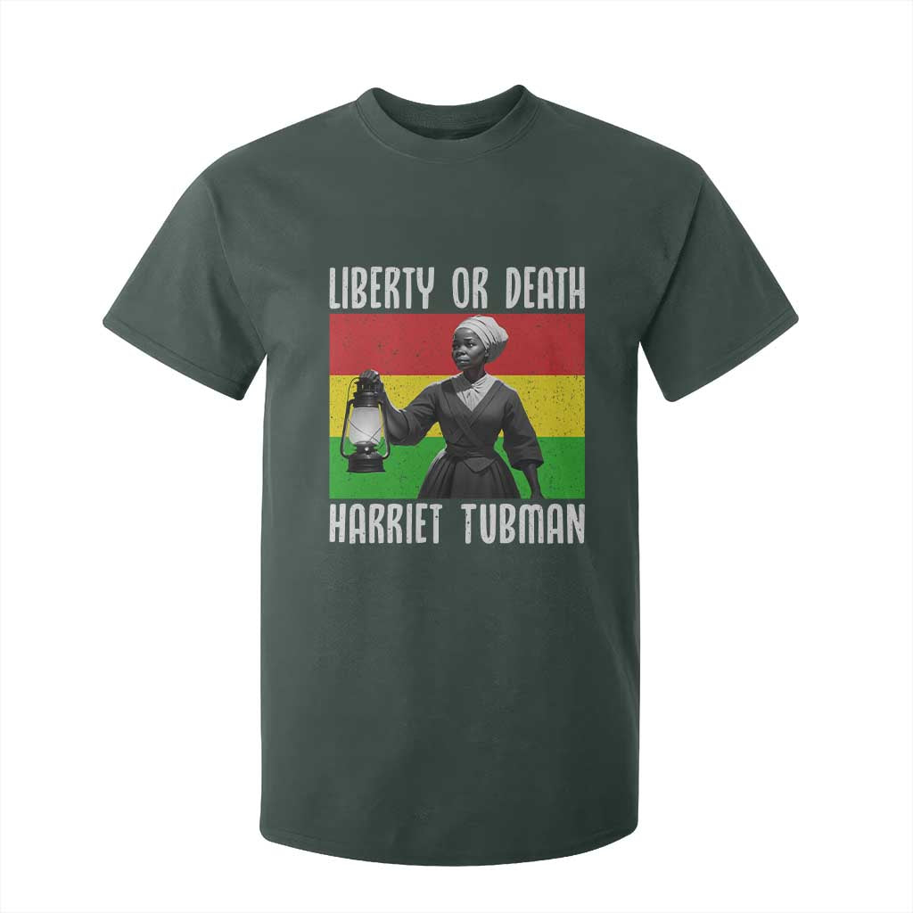 Harriet Tubman Women Leadership T Shirt For Kid Liberty Or Death