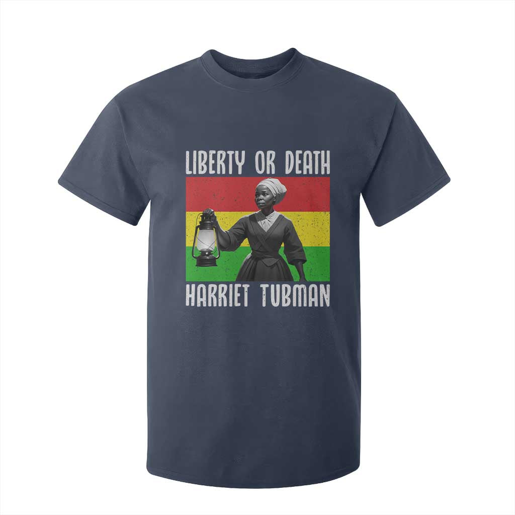 Harriet Tubman Women Leadership T Shirt For Kid Liberty Or Death