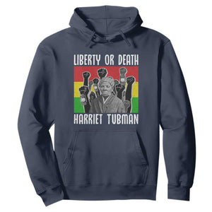 Harriet Tubman Hoodie Liberty Or Death Women Empowerment Quote - African Pride