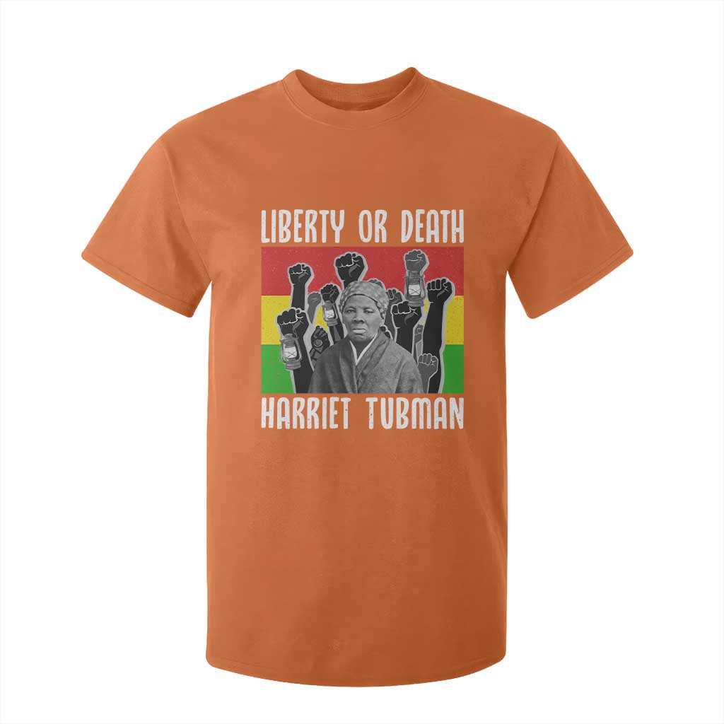 Harriet Tubman T Shirt For Kid Liberty Or Death Women Empowerment Quote - African Pride
