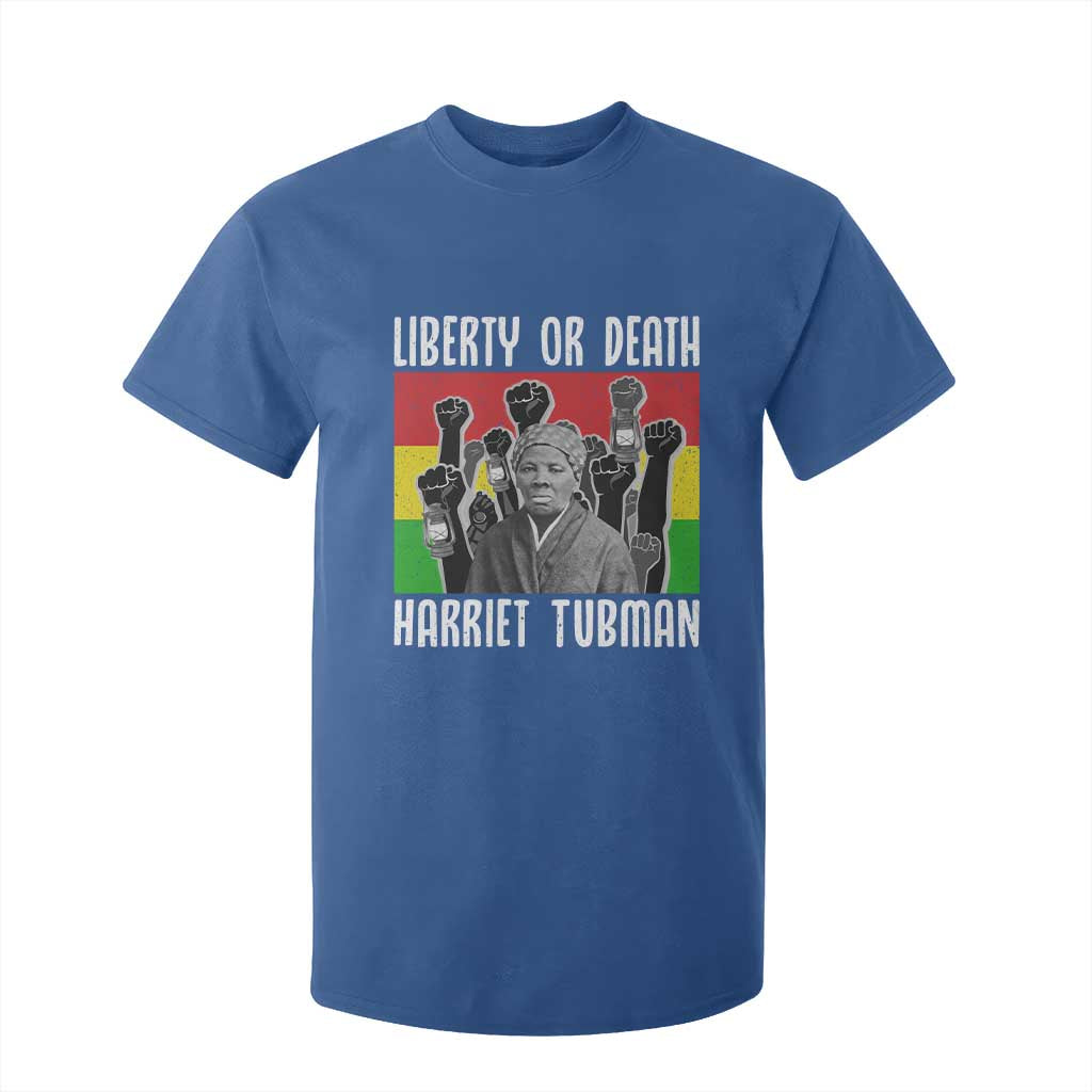 Harriet Tubman T Shirt For Kid Liberty Or Death Women Empowerment Quote - African Pride