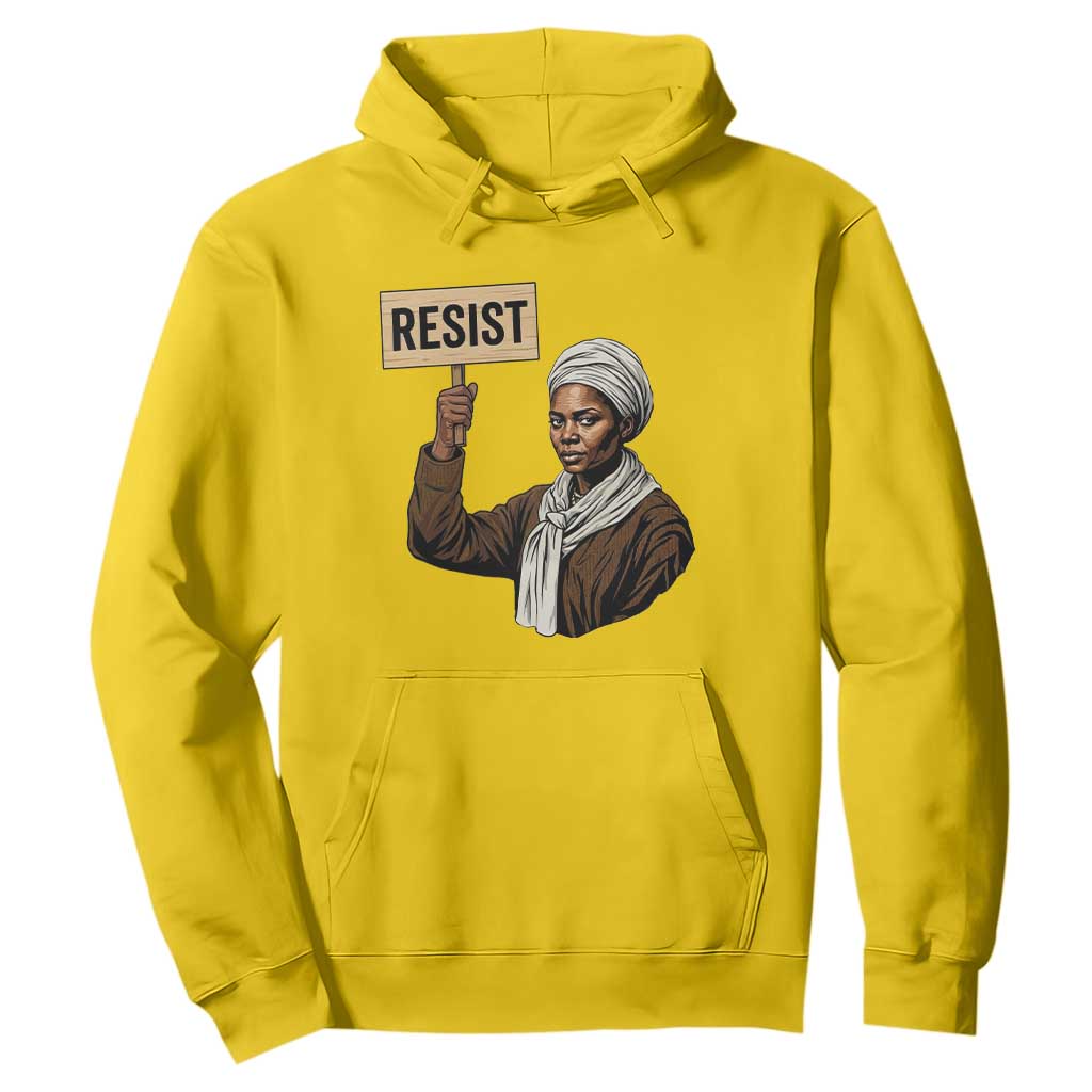 Funny Harriet Tubman Says Resist Hoodie Black Pride Inspiration Gift - African Pride