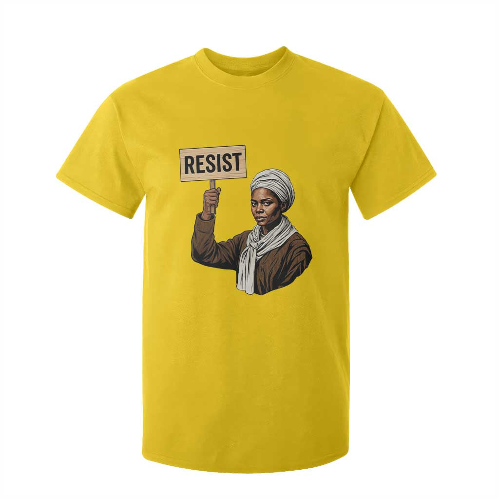 Funny Harriet Tubman Says Resist T Shirt For Kid Black Pride Inspiration Gift - African Pride