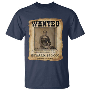 Harriet Tubman Wanted Reward Poster T Shirt Freedom Or Death