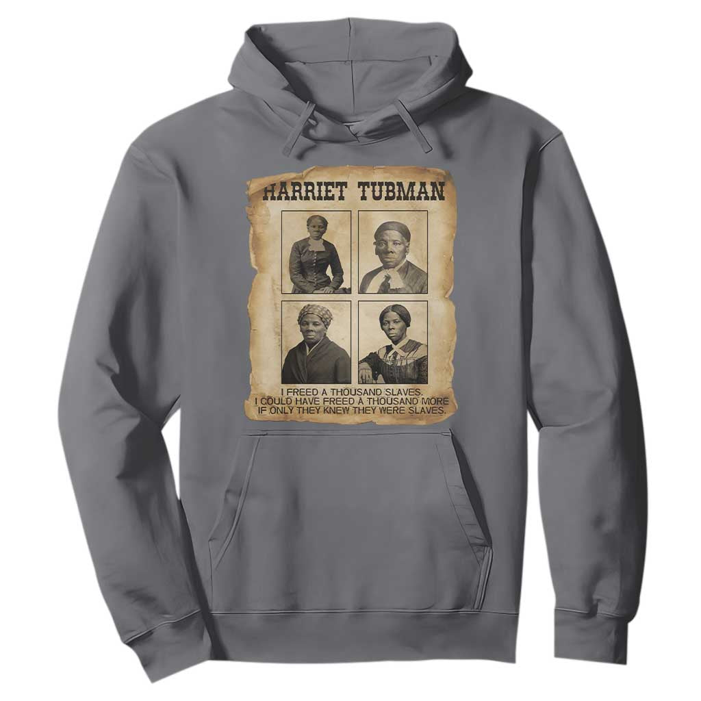 Vintage Harriet Tubman Poster Hoodie I Freed A Thousand People