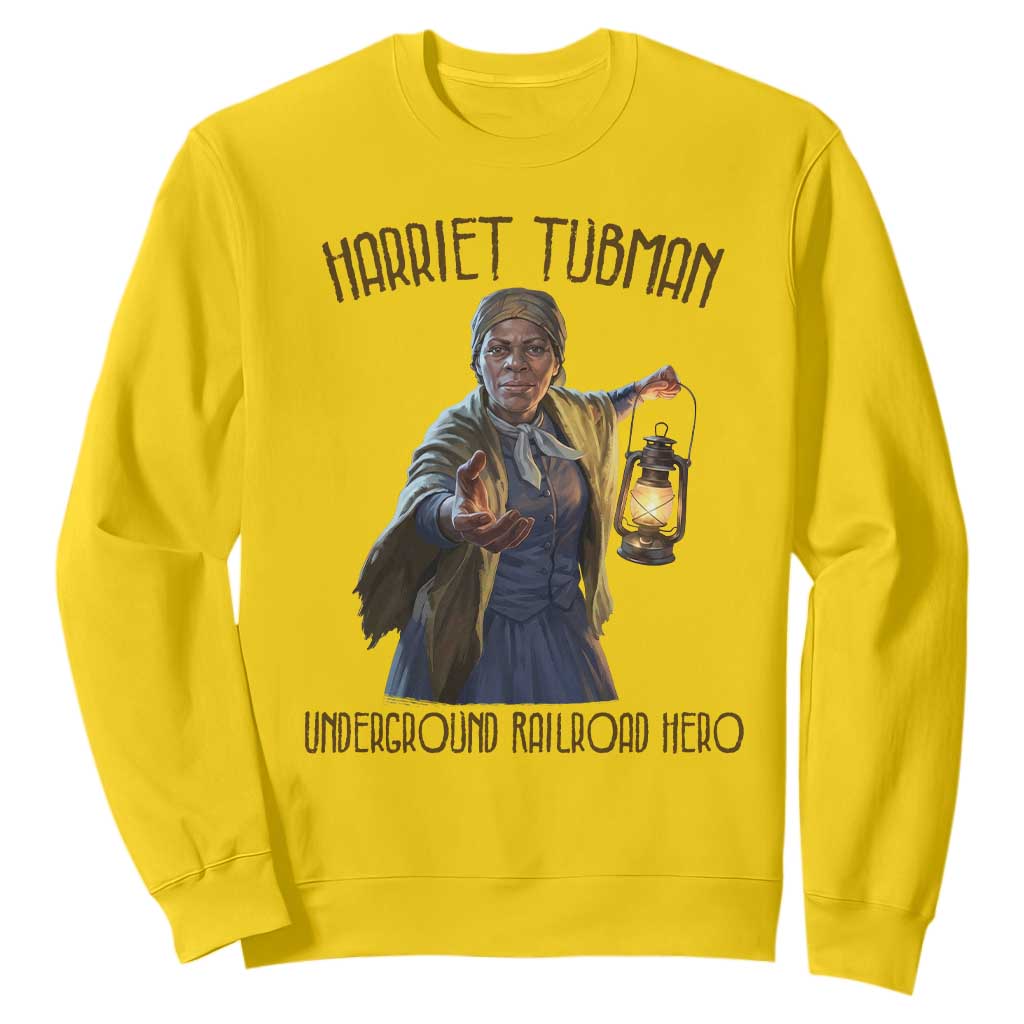 Harriet Tubman Sweatshirt Underground Railroad Hero Black History Month Gift