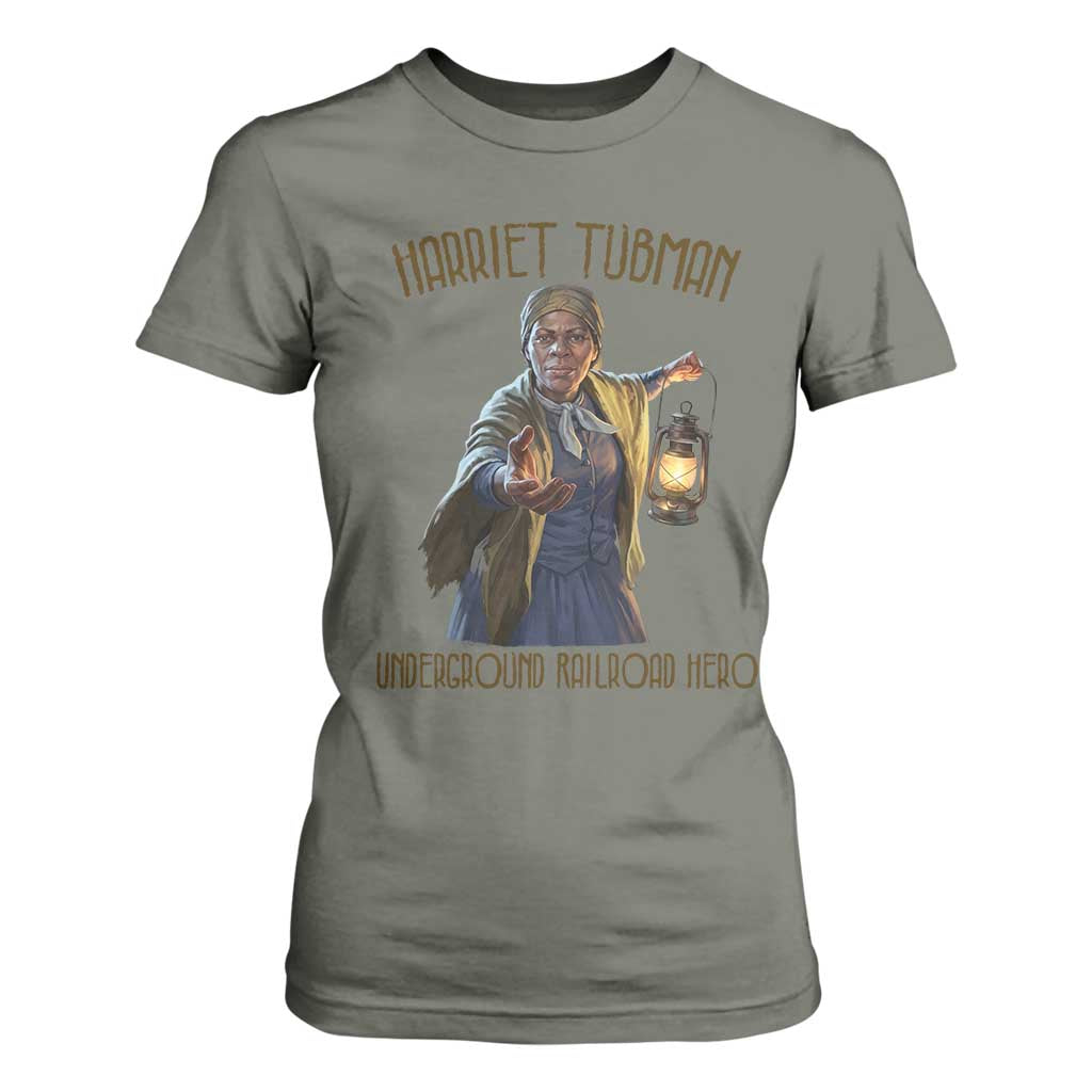 Harriet Tubman T Shirt For Women Underground Railroad Hero Black History Month Gift