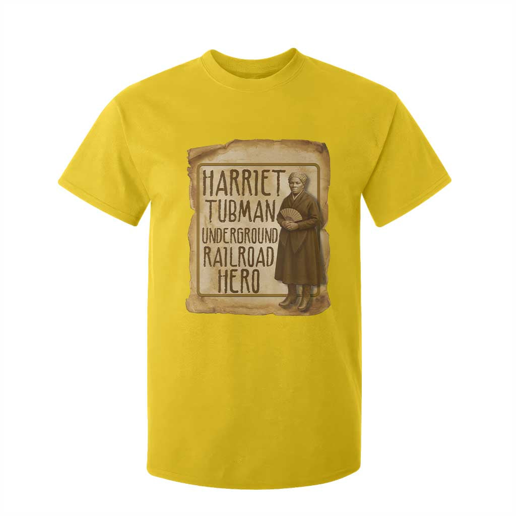Underground Railroad Hero Harriet Tubman T Shirt For Kid Feminist History Gift