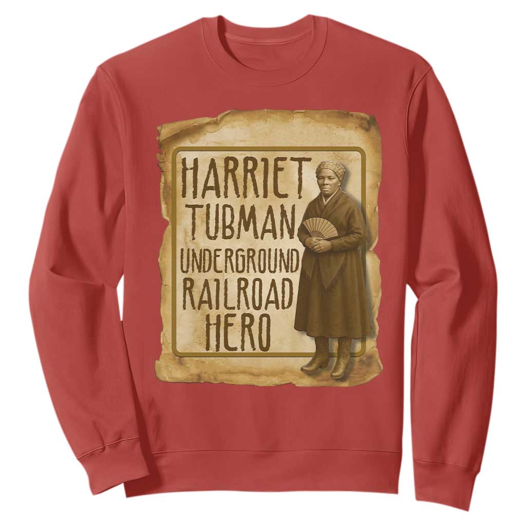 Underground Railroad Hero Harriet Tubman Sweatshirt Feminist History Gift