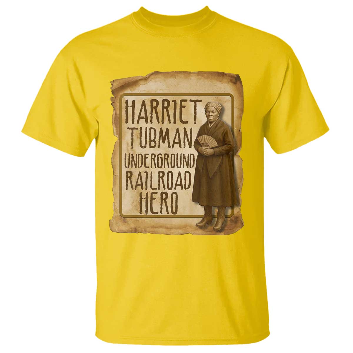 Underground Railroad Hero Harriet Tubman T Shirt Feminist History Gift