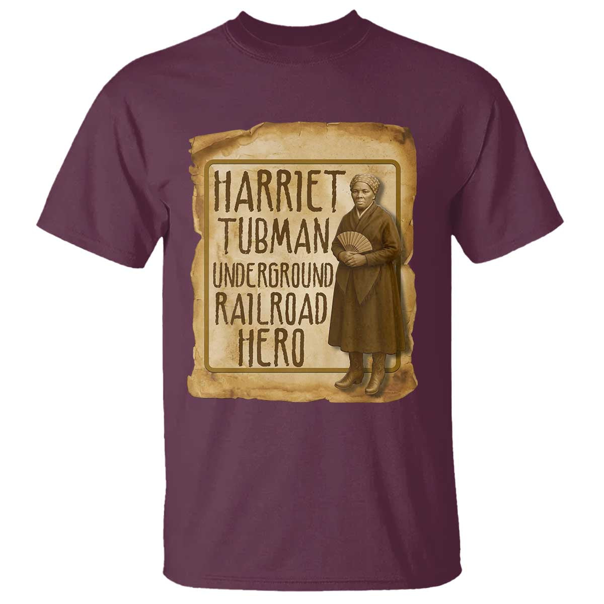 Underground Railroad Hero Harriet Tubman T Shirt Feminist History Gift
