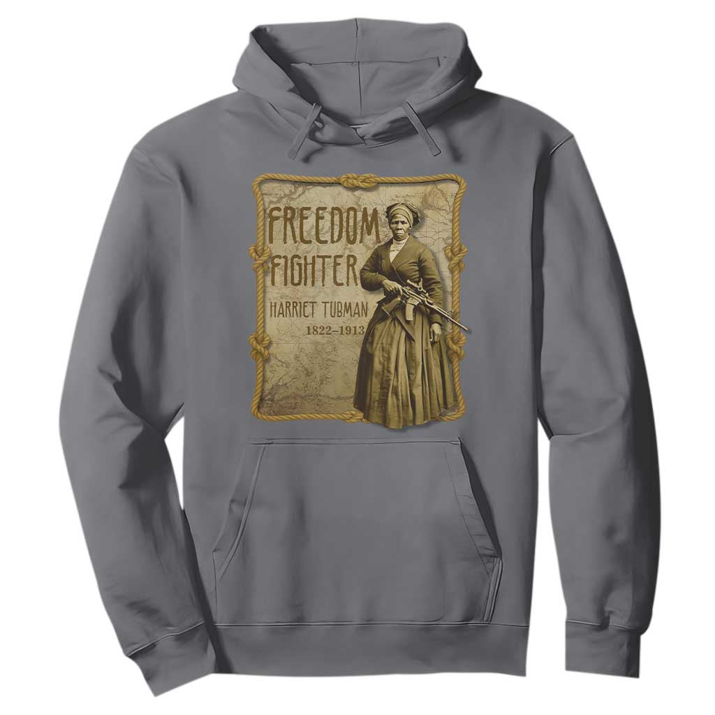 Harriet Tubman Freedom Fighter Hoodie Feminist History Gift